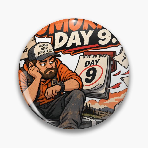 Item preview, ETA Tomorrow Day 9 - Funny Roofer designed and sold by Roofers Coffee.