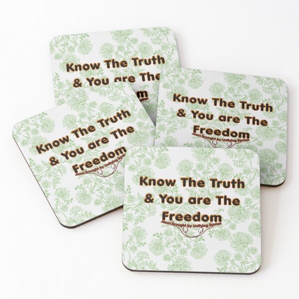 Item preview, Know the Truth and You Are the Freedom - Inspiring Motivational Minimalism Products designed and sold by UnifyingSyntax.