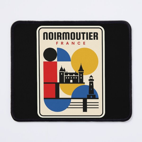 Item preview, Retro Noirmoutier Bauhaus Geometric Skyline designed and sold by k3rstman1.