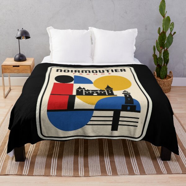 Item preview, Retro Noirmoutier Bauhaus Geometric Skyline designed and sold by k3rstman1.