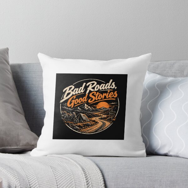Item preview, Bad Roads Good Stories Adventure Rider Sticker designed and sold by Modern   design.