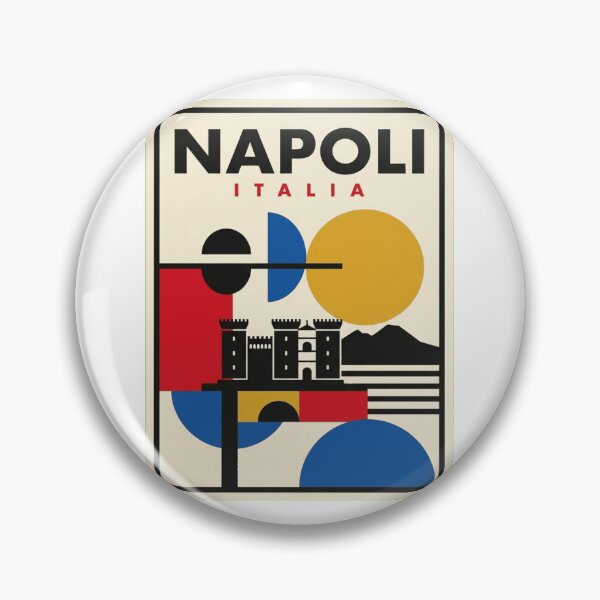 Item preview, Retro Napoli Bauhaus Geometric Skyline designed and sold by k3rstman1.