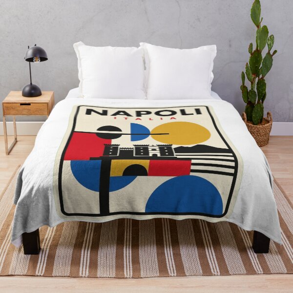 Item preview, Retro Napoli Bauhaus Geometric Skyline designed and sold by k3rstman1.
