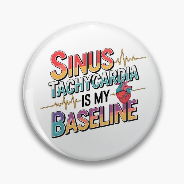 Item preview,  Telemetry Nurse Sinus Tachycardia Is My Baseline | Fall Nurse ECG Humor designed and sold by CuteDesignables.