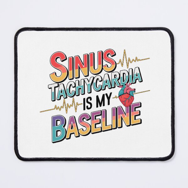 Item preview,  Telemetry Nurse Sinus Tachycardia Is My Baseline | Fall Nurse ECG Humor designed and sold by CuteDesignables.