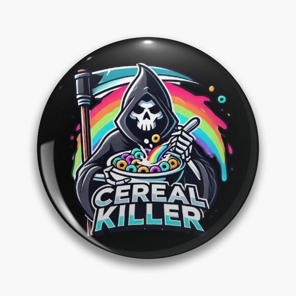 Item preview, Cereal Killer, Funny Halloween designed and sold by VintageMashup.