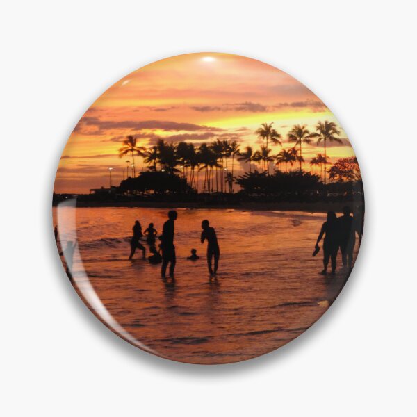 Item preview, Golden Hour at the Beach Hawaii Sunset designed and sold by Shellush.