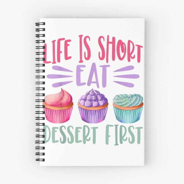 Item preview, Life Is Short Eat Dessert First Baking Baker Cupcake Cooking T-Shirt designed and sold by MixyMugs.