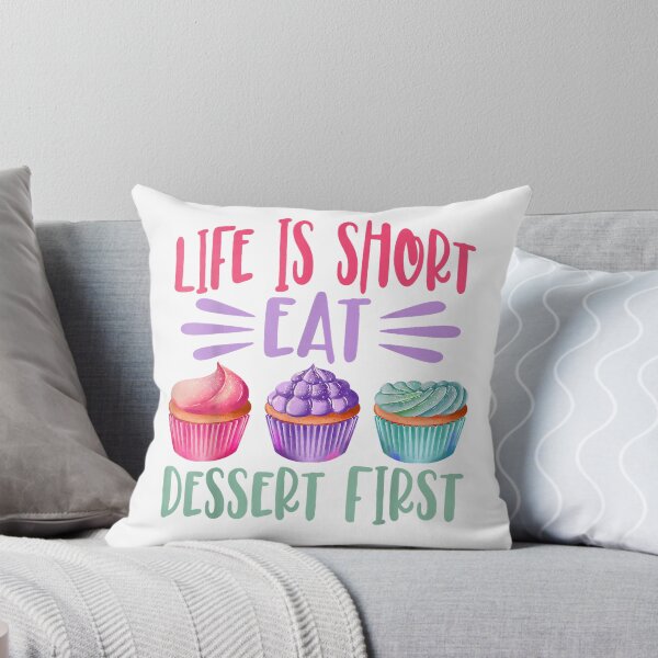 Item preview, Life Is Short Eat Dessert First Baking Baker Cupcake Cooking T-Shirt designed and sold by MixyMugs.