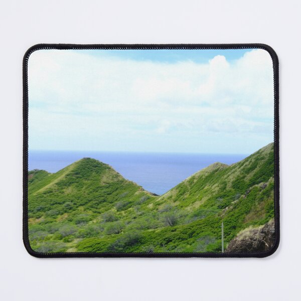 Item preview, Green Ridgeline to the Sea Oahu Crater Trail View designed and sold by Shellush.
