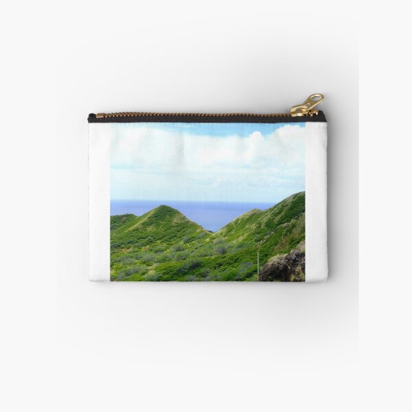 Item preview, Green Ridgeline to the Sea Oahu Crater Trail View designed and sold by Shellush.