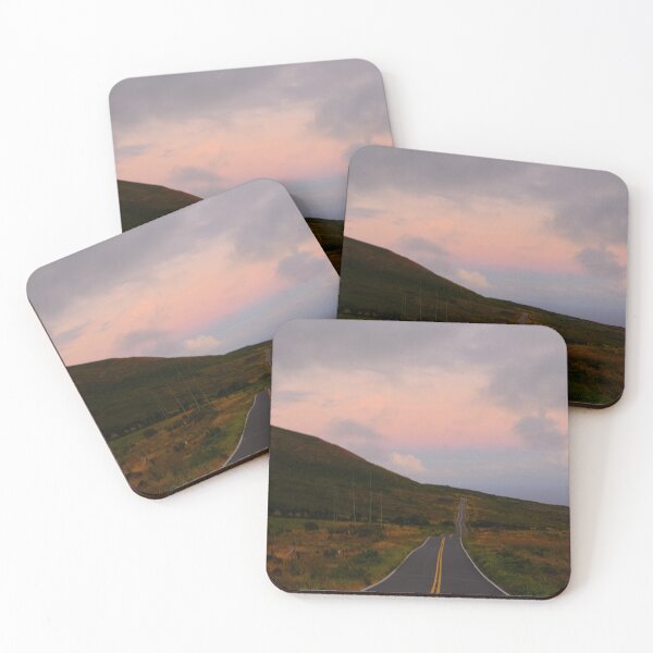 Item preview, Lonely Highway Sunset Hawaii Backcountry Road designed and sold by Shellush.