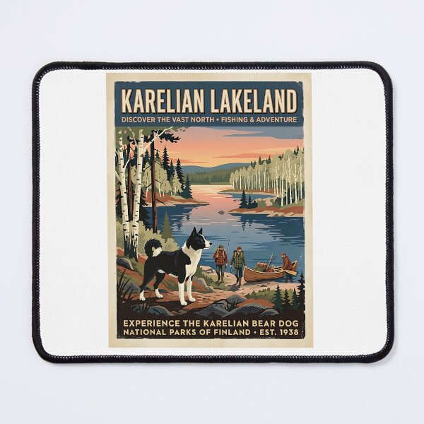 Item preview, Karelian Bear Dog Fisher designed and sold by PictoVibe.