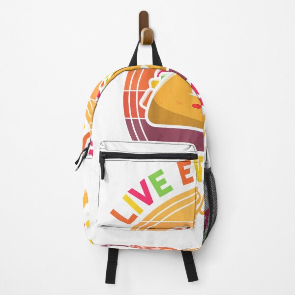 Item preview, Live Everyday Like It's Taco Tuesday Retro Funny Taco Lover T-Shirt designed and sold by MaLhari-Market.