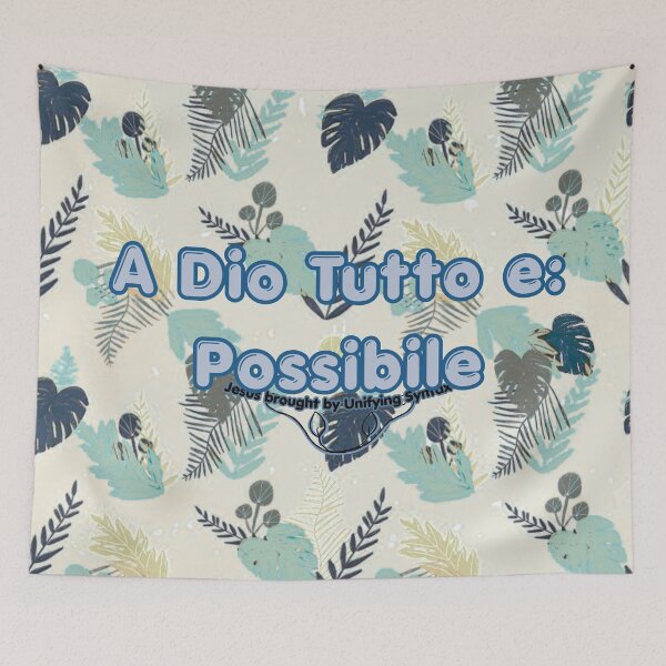 Item preview, A Dio Tutto e Possible - Inspirational & Motivational Faith Items  designed and sold by UnifyingSyntax.
