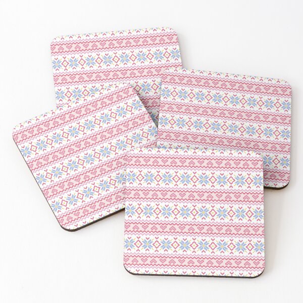 Item preview, pink heart and blue flower seamless pattern designed and sold by PloyzaSalapao.