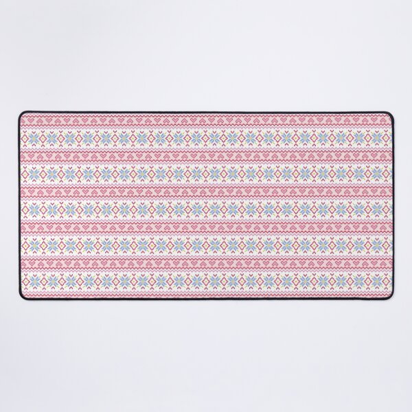 Item preview, pink heart and blue flower seamless pattern designed and sold by PloyzaSalapao.
