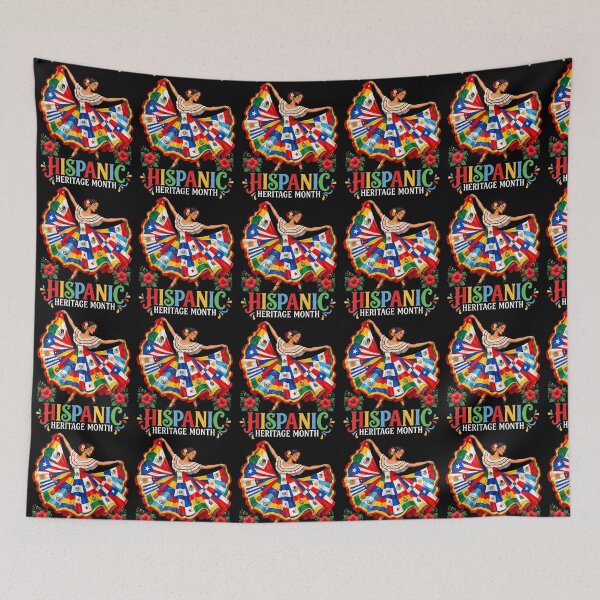 Item preview, Hispanic Heritage Month Latino All Countries Flag designed and sold by snailslowdance.