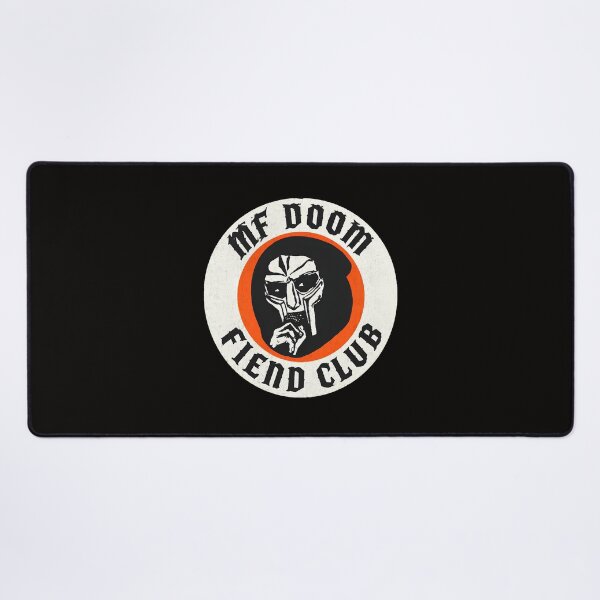 Item preview, MF DOOM FIEND CLUB distressed graphic emblem designed and sold by CoconutBoys.