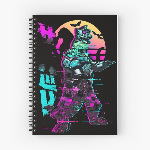 Item preview, Retro Mechagodzilla Glitch Art Sunset designed and sold by CoconutBoys.