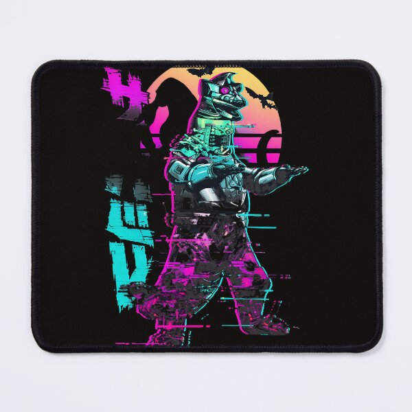 Item preview, Retro Mechagodzilla Glitch Art Sunset designed and sold by CoconutBoys.