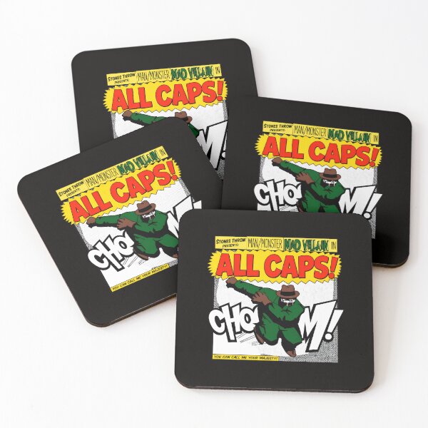 Item preview, CHOM! ALL CAPS Mad Villain Comic Art designed and sold by CoconutBoys.