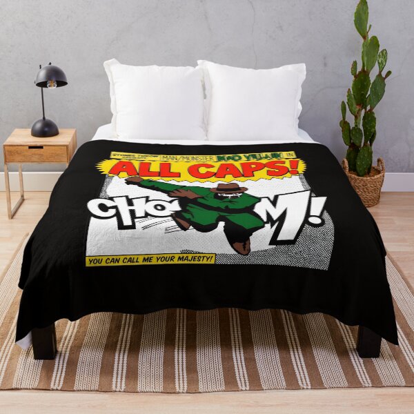 Item preview, CHOM! ALL CAPS Mad Villain Comic Art designed and sold by CoconutBoys.