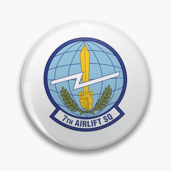 Artikelvorschau, Abzeichen des 7. Lufttransportgeschwaders (7th AS) der US-Luftwaffe entworfen und verkauft von CharlieDesings.