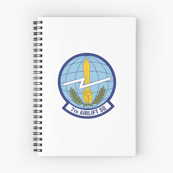 Item preview, USAF 7th Airlift Squadron (7th AS) Emblem Patch designed and sold by CharlieDesings.