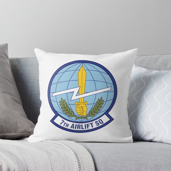 Item preview, USAF 7th Airlift Squadron (7th AS) Emblem Patch designed and sold by CharlieDesings.