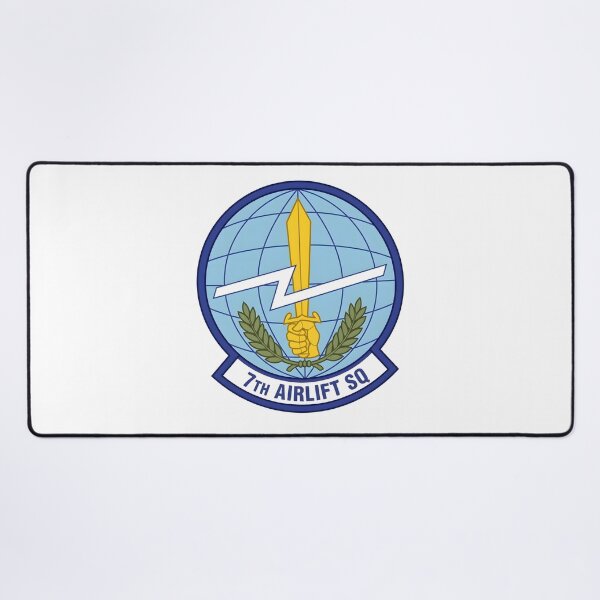 Item preview, USAF 7th Airlift Squadron (7th AS) Emblem Patch designed and sold by CharlieDesings.