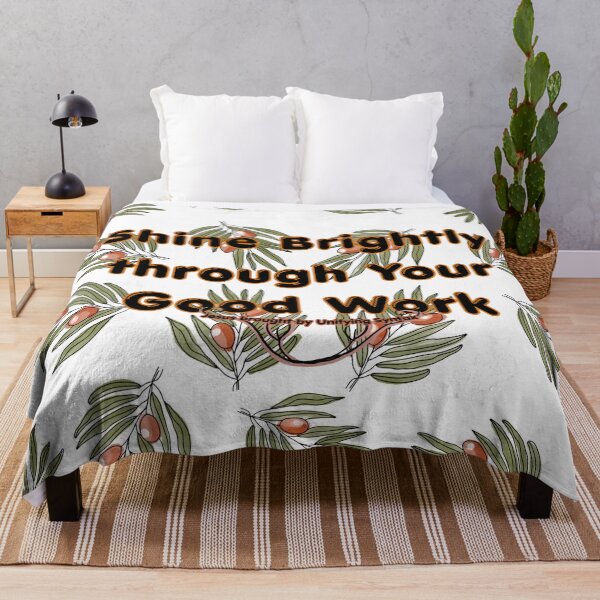 Item preview, Shine Brightly Through Your Good Work - Inspiring Minimalism Products designed and sold by UnifyingSyntax.