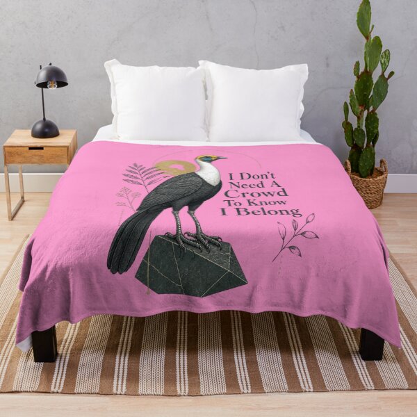 Item preview, White-necked Rockfowl - I Don't Need A Crowd To Know I Belong designed and sold by Max Store.