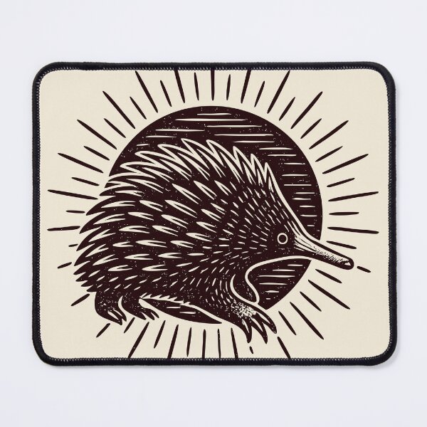Item preview, Echidna Linocut Style: Rustic Granola Girl Style designed and sold by Aritxa.
