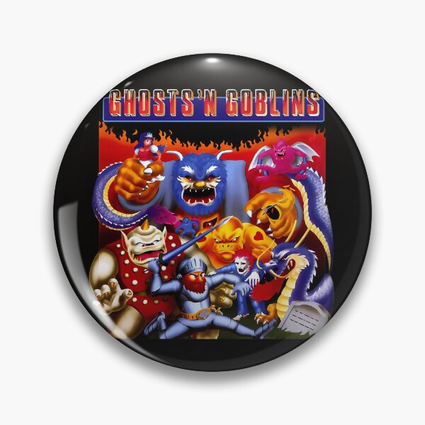 Item preview, GHOSTS 'N GOBLINS Knight vs Monsters Retro Game Art designed and sold by CoconutBoys.