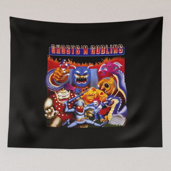 Item preview, GHOSTS 'N GOBLINS Knight vs Monsters Retro Game Art designed and sold by CoconutBoys.
