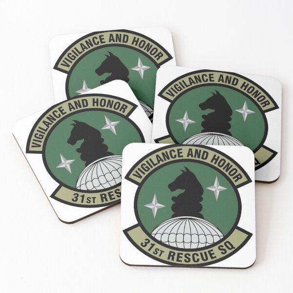 Item preview, USAF 31st Rescue Squadron (31st RQS) Emblem Patch designed and sold by CharlieDesings.