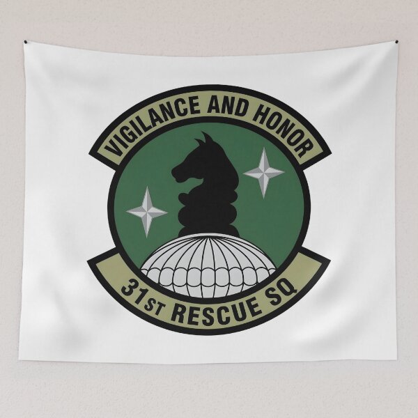 Item preview, USAF 31st Rescue Squadron (31st RQS) Emblem Patch designed and sold by CharlieDesings.