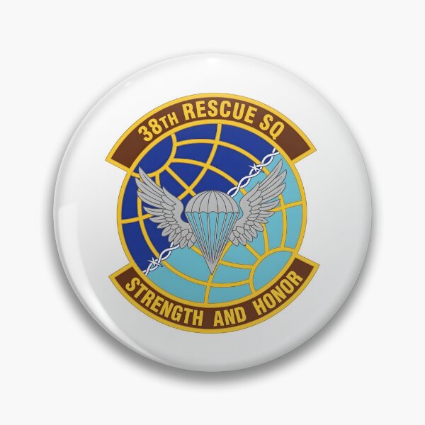 Item preview, USAF 38th Rescue Squadron (38th RQS) Emblem Patch designed and sold by CharlieDesings.