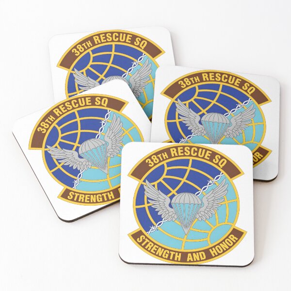 Item preview, USAF 38th Rescue Squadron (38th RQS) Emblem Patch designed and sold by CharlieDesings.