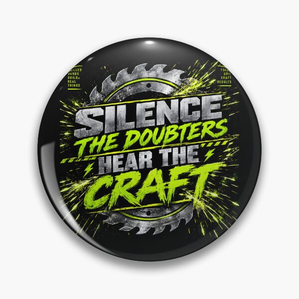 Item preview, Silence Doubters Hear The Craft Carpenter Shirt designed and sold by StudioBilly3000.