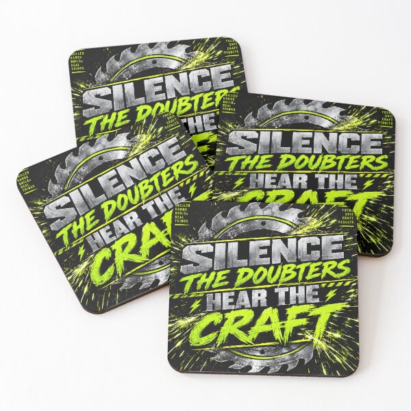 Item preview, Silence Doubters Hear The Craft Carpenter Shirt designed and sold by StudioBilly3000.