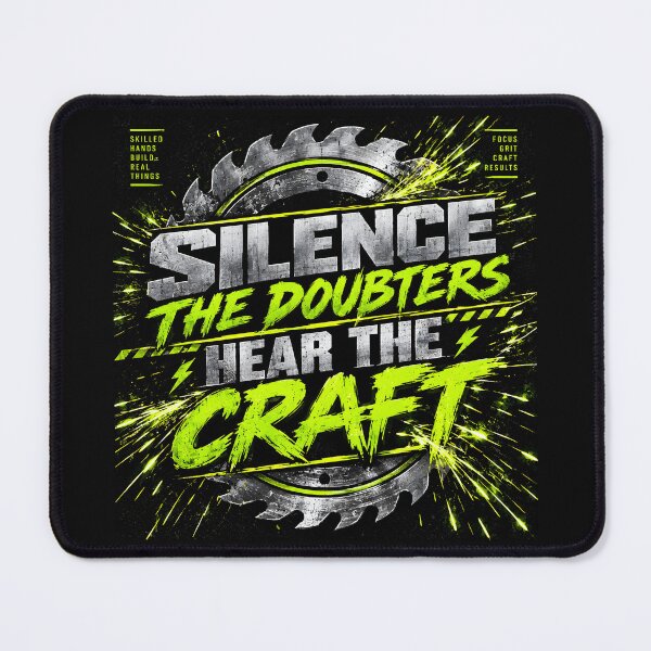 Item preview, Silence Doubters Hear The Craft Carpenter Shirt designed and sold by StudioBilly3000.