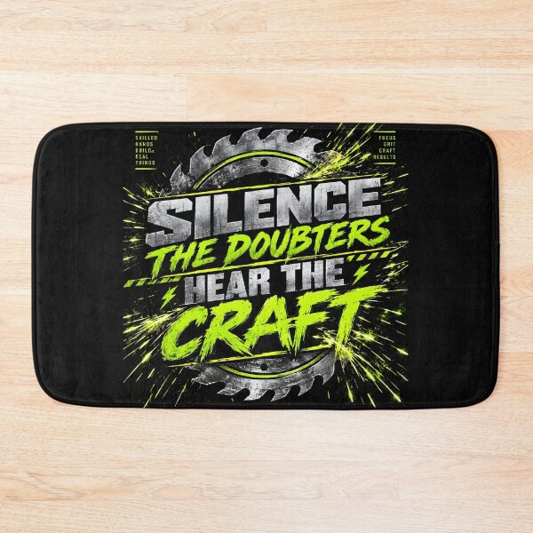 Item preview, Silence Doubters Hear The Craft Carpenter Shirt designed and sold by StudioBilly3000.