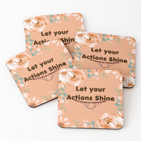Item preview, Let Your Actions Shine - Inspiring Minimalism Products designed and sold by UnifyingSyntax.