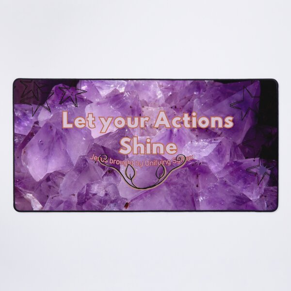 Item preview, 'Let Your Actions Shine' - Inspiring Minimalism Products designed and sold by UnifyingSyntax.