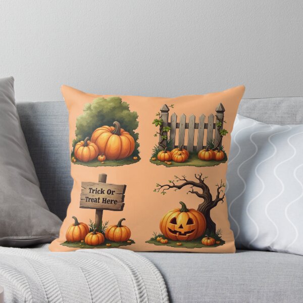 Item preview,  Four Halloween Pumpin Sticker Pack 1 designed and sold by Gene Brown Designs.