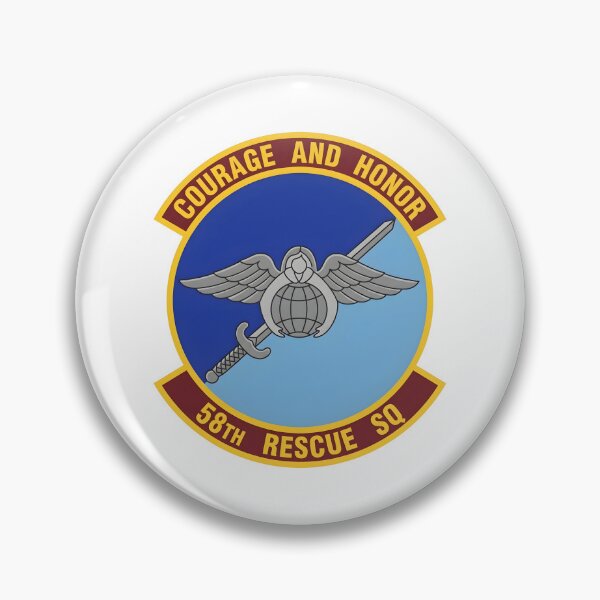 Item preview, USAF 58th Rescue Squadron (58th RQS) Emblem Patch    designed and sold by CharlieDesings.