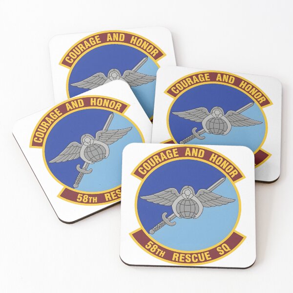 Item preview, USAF 58th Rescue Squadron (58th RQS) Emblem Patch    designed and sold by CharlieDesings.