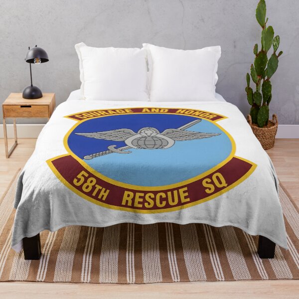 Item preview, USAF 58th Rescue Squadron (58th RQS) Emblem Patch designed and sold by CharlieDesings.